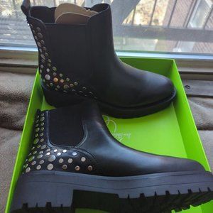 Sam Edelman Lugged Sole studded Chelsea  Jalyn Boots